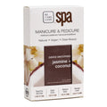 Organic Spa 4-Step Manicure Pedicure Body Treatment Set - Jasmine Coconut, 50 Boxes