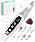 Cordless Electric Nail Drill Set for Manicure Pedicure Thick Toenail Filing