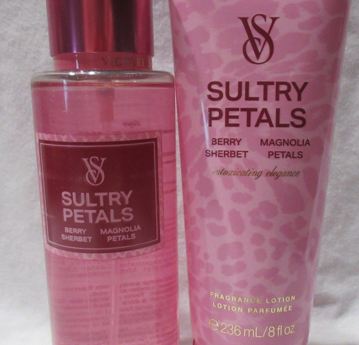 Victoria's Secret Sultry Petals Fragrance Mist & Lotion Set - 2 Pieces