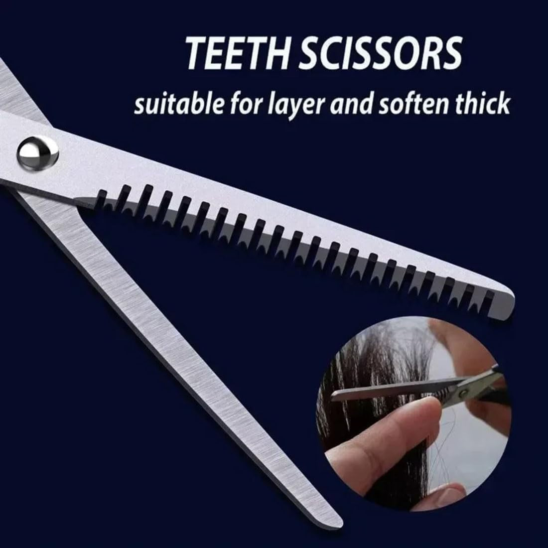 Hair Cutting Scissors Thinning Shears Kit for Salon & Barber Grooming