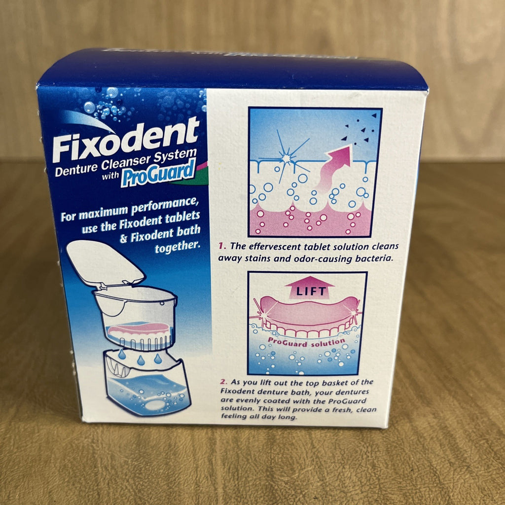 Denture Cleanser System with ProGuard Tablets & Bath - 8 Pack