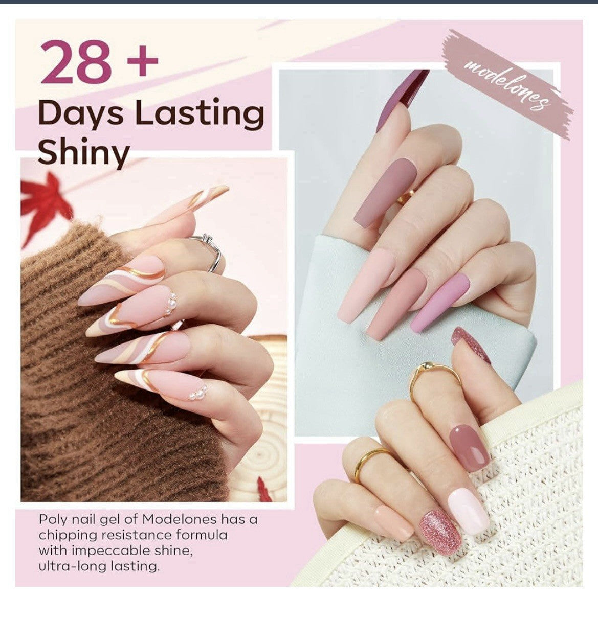 Poly Extension Gel Nail Kit 12 Colors Long-Lasting and Toxin-Free