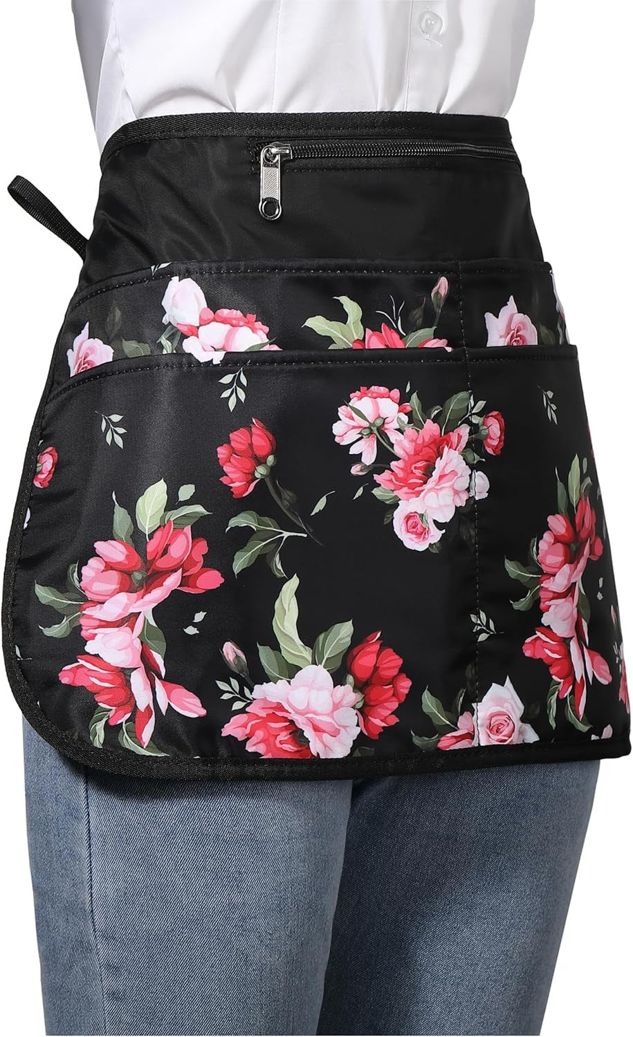 Waterproof Bleach-Proof Barber Apron with 6 Pockets for Hair Stylist