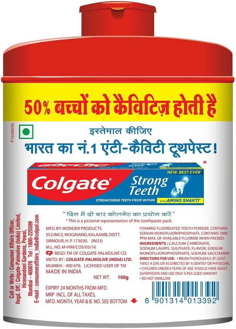 Colgate Tooth Powder 100G - Stronger Teeth & Fresh Breath