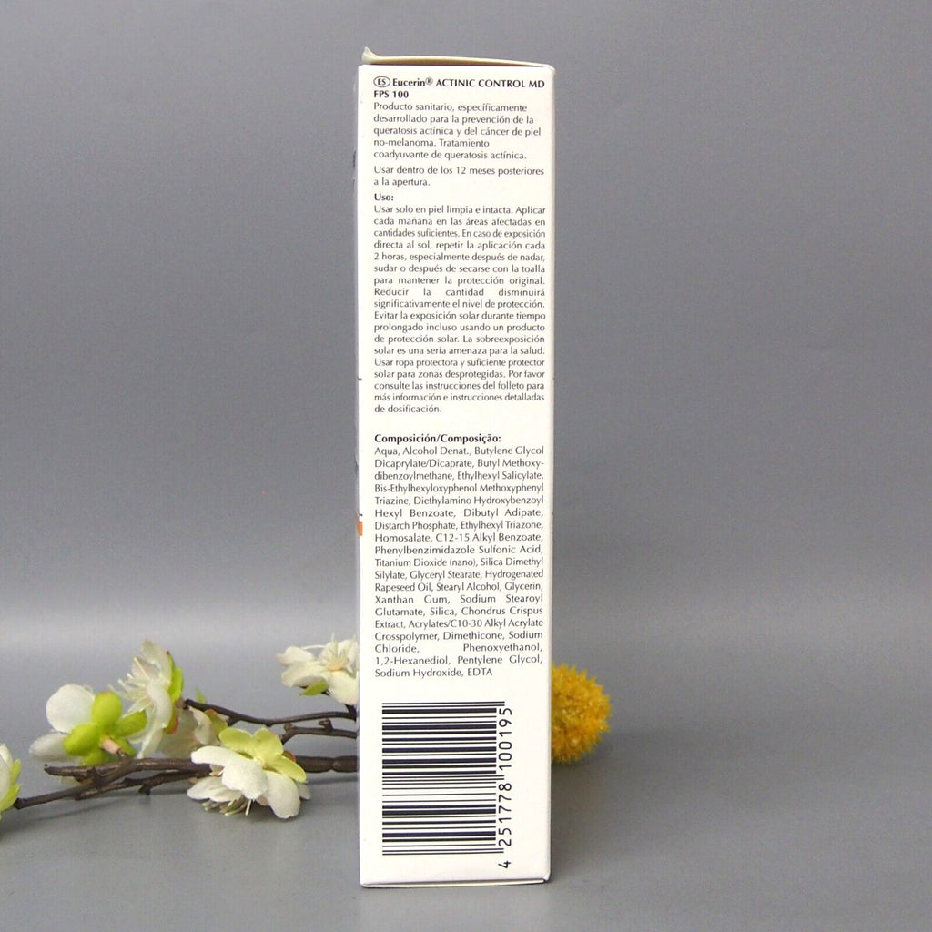 Eucerin Sun SPF 100 Fluid for Actinic Keratosis Prevention - 80ml