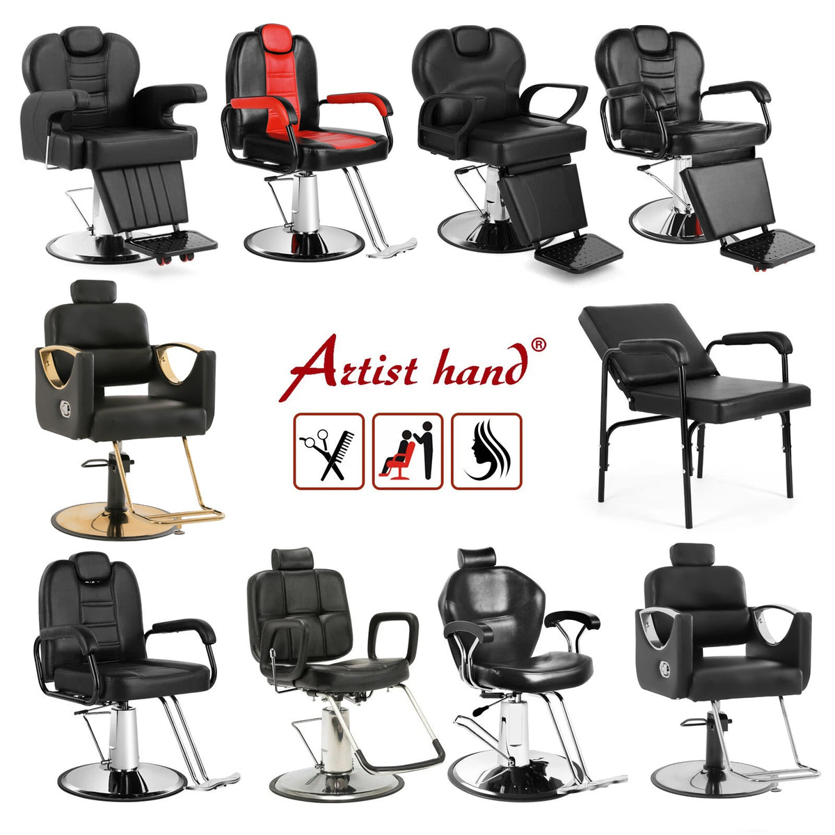All Purpose Hydraulic Barber Chair for Salon Spa Hair Styling & Beauty