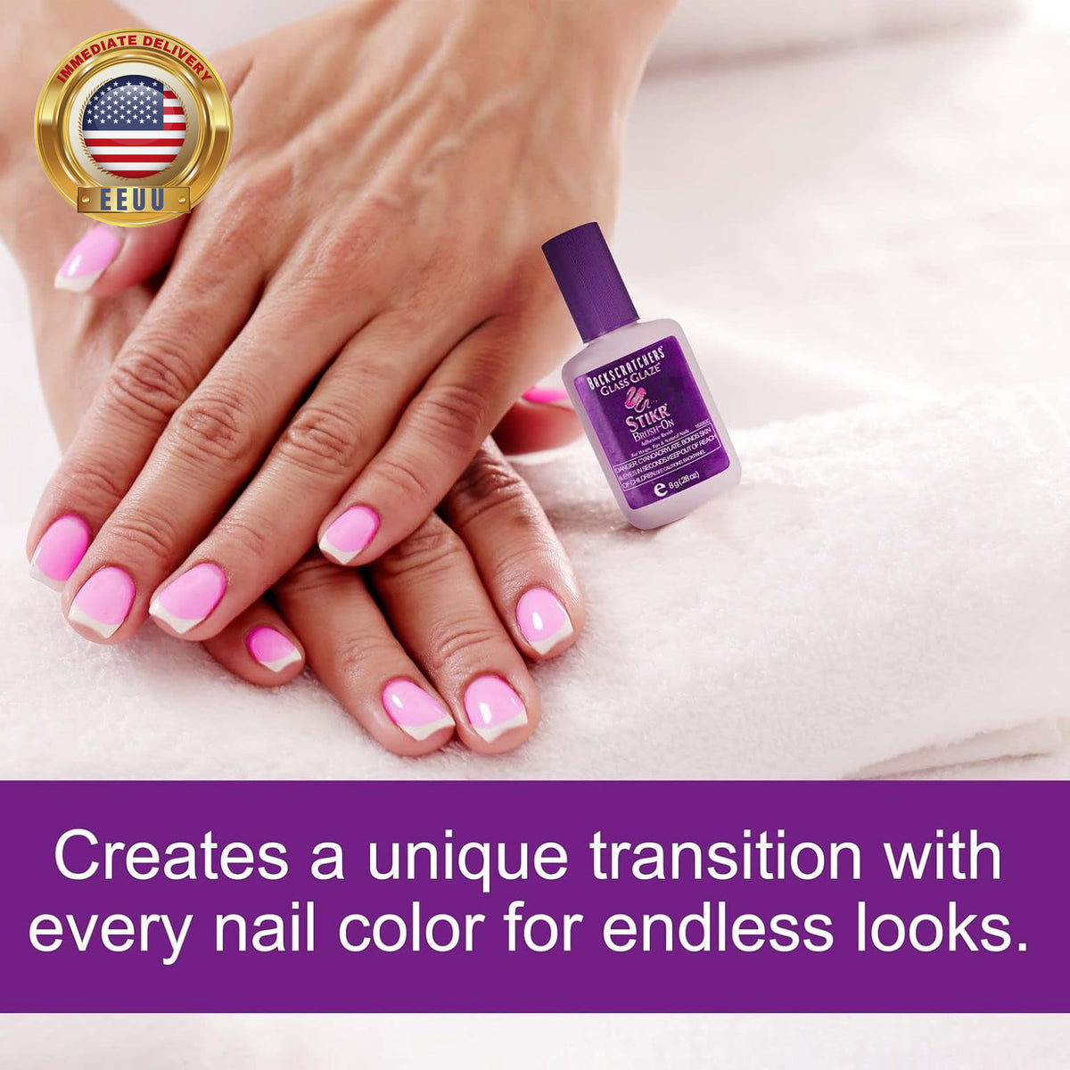 Strong Adhesive Resin for Nail Wraps & Extensions - 8G Nail Glue