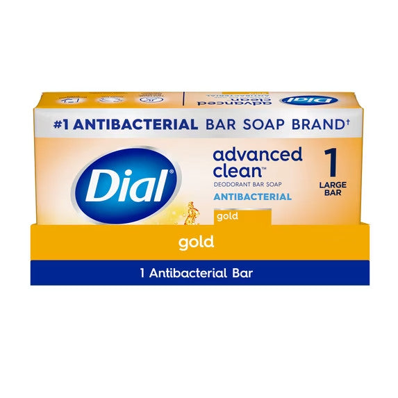 Antibacterial Deodorant Bar Soap - Advanced Clean 4 oz for Daily Hygiene