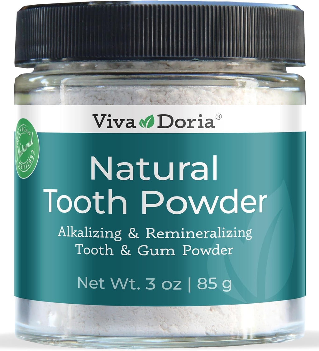 Natural Whitening Remineralizing Tooth Powder - 3 Ounce Baking Soda for Oral Health