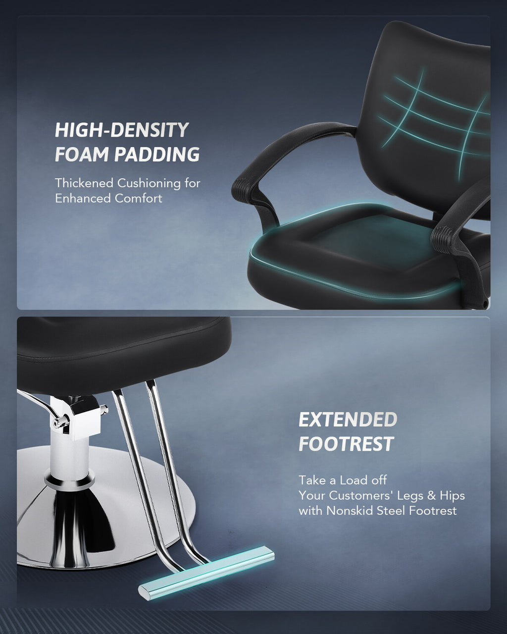Hydraulic Barber Chair Salon Hair Styling & Spa Equipment