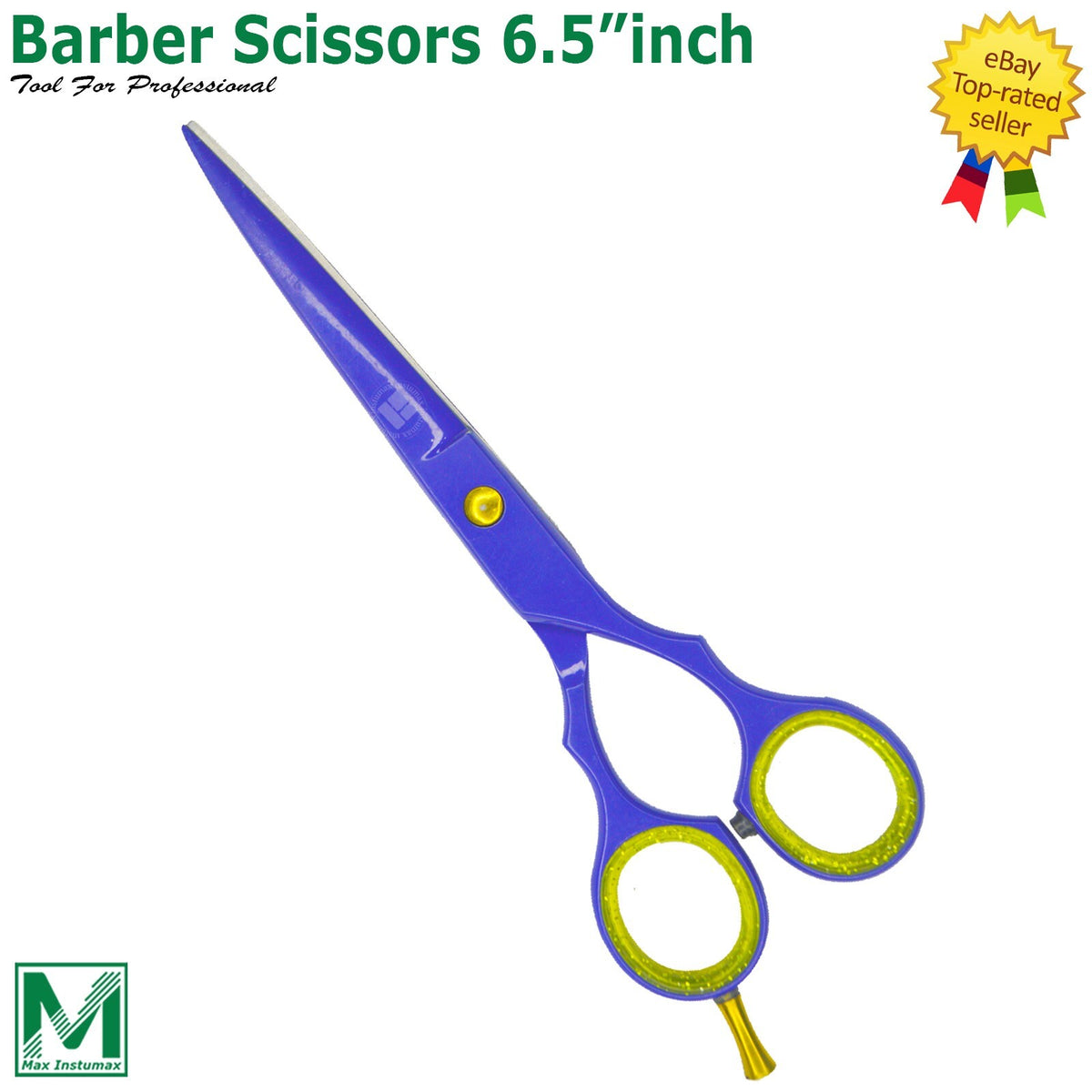 Professional Hair Cutting Scissors 6.5 Inch Stainless Steel Thinning Shears for Barbers & Stylists
