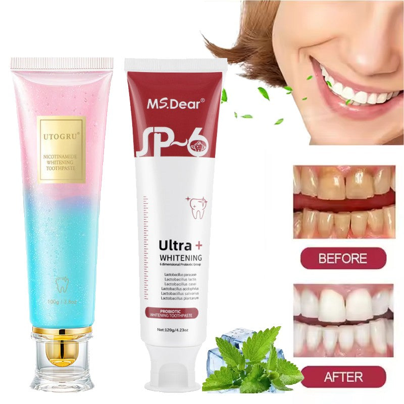 Niacinamide Whitening Toothpaste - Multiple Pack Sizes, Enamel Care & Fresh Breath