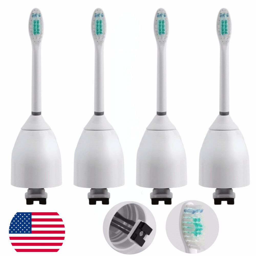 Replacement Electric Toothbrush Heads for Sonicare E-Series - 4 Pack
