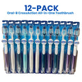 12 Pack Soft Manual Toothbrushes - CrossAction Plaque & Gingivitis Care
