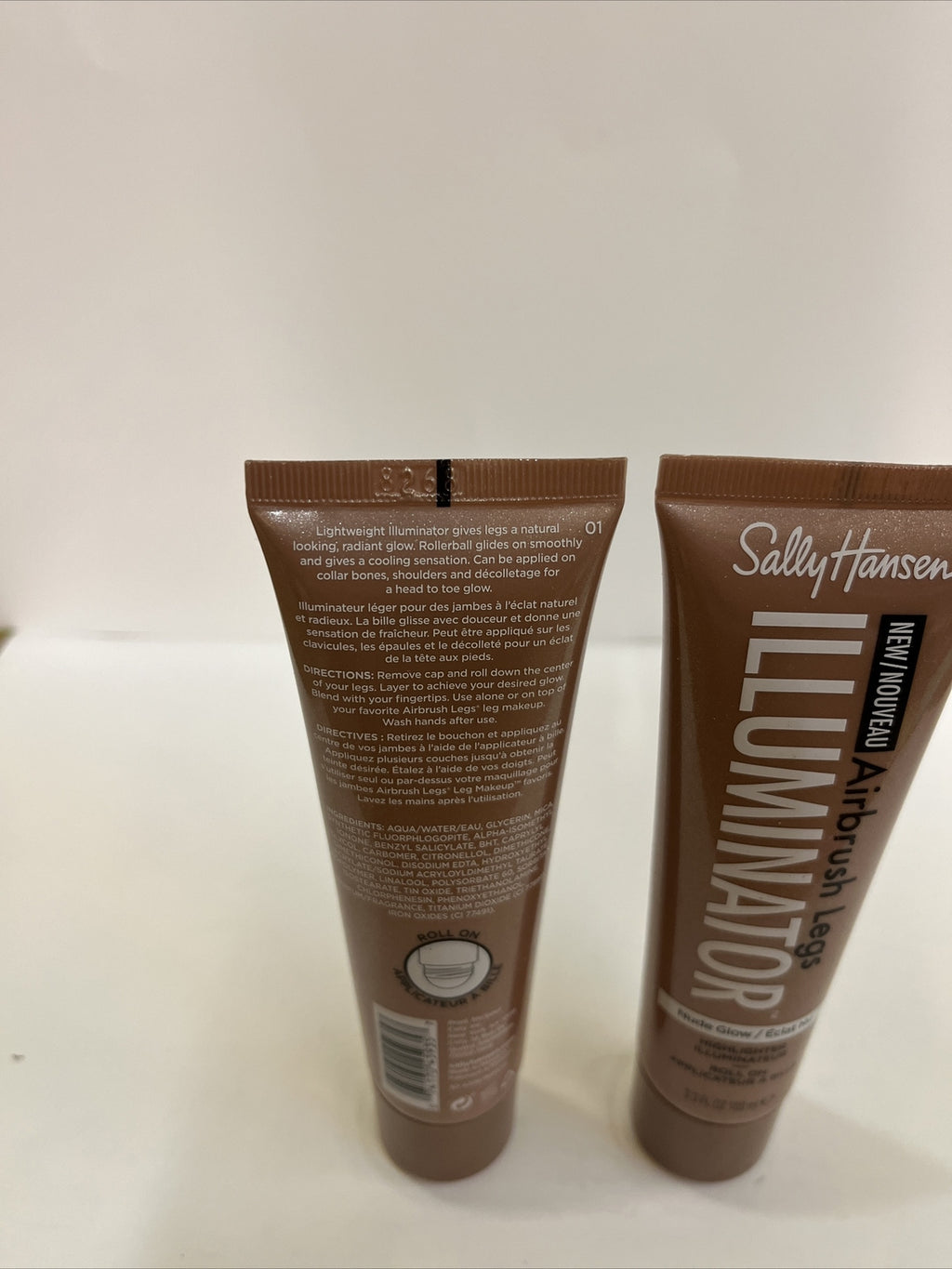 Sally Hansen Airbrush Legs Highlighter Nude Glow 3.3 fl oz Set of 2