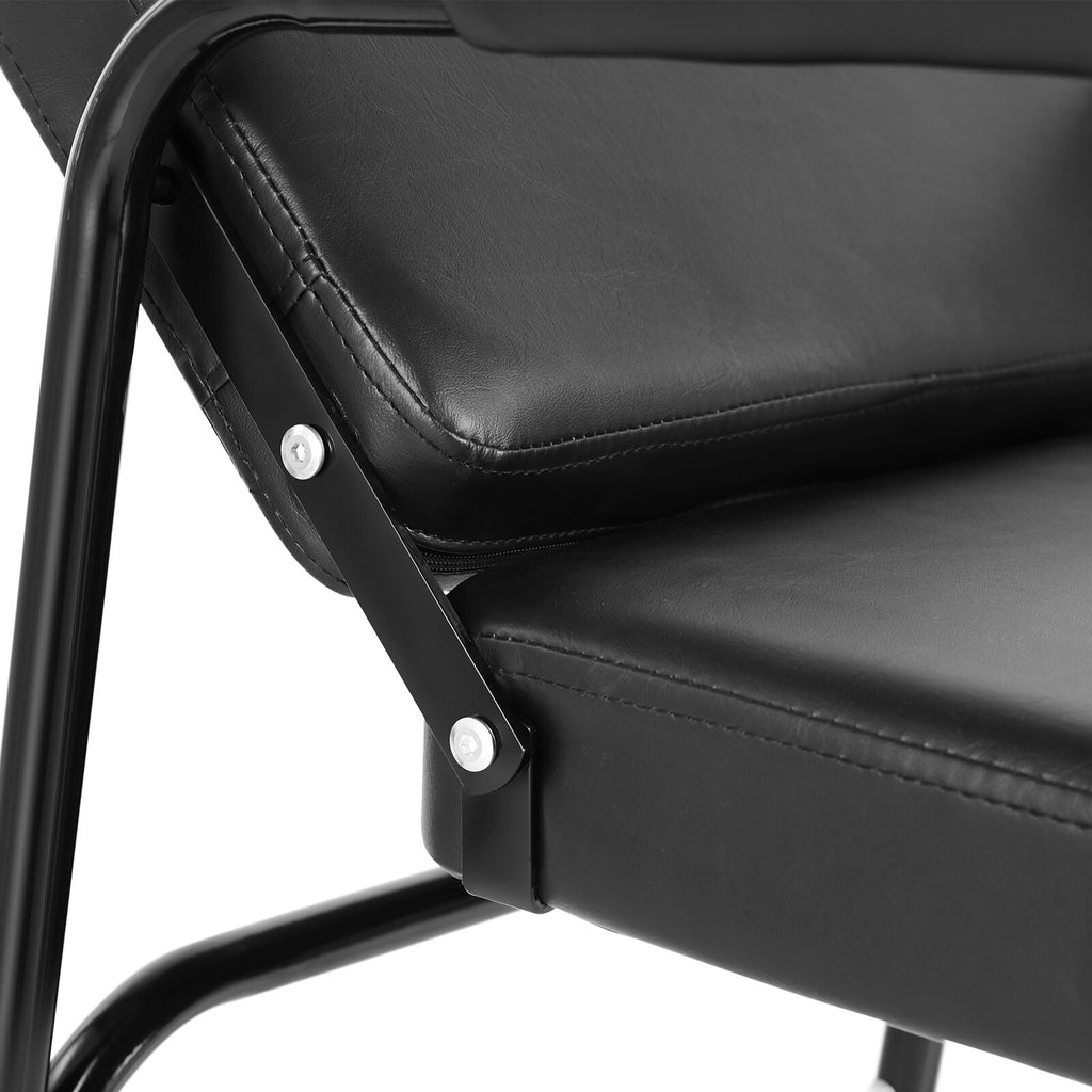 Reclining Shampoo Chair Salon Barber Spa Hair Styling Chair Black
