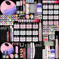 Acrylic Nail Kit for Beginners Professional Manicure Set with 12 Colors & Accessories
