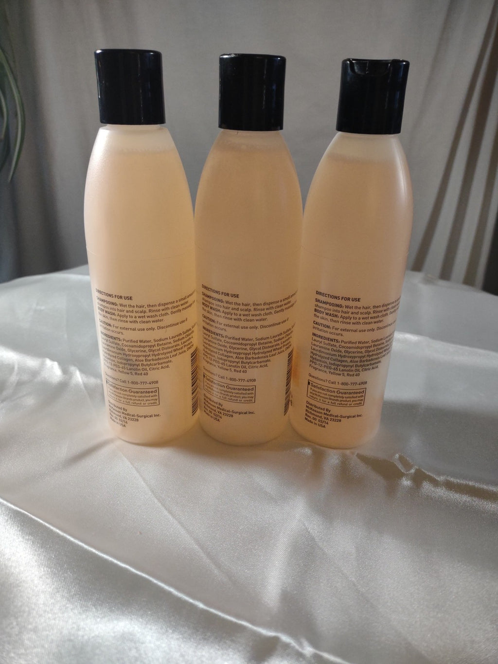 Apricot Scent Body Wash & Shampoo Set - 8 oz, Pack of 3