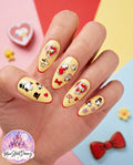 Snoopy Valentines Day 3D Nail Art Stickers - Peanuts Nail Decals