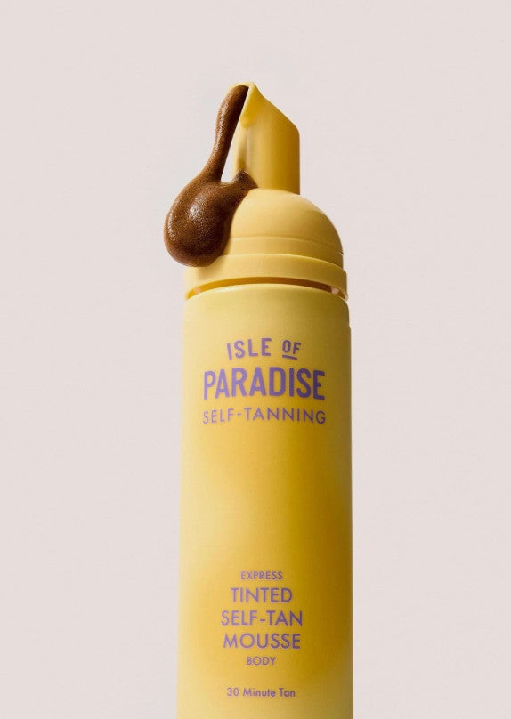 Self Tanning Mousse 6.76 oz - Fast 30 Min Tan, Vegan, Isle of Paradise