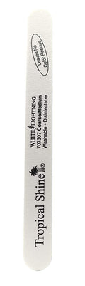 Tropical Shine 10-Piece White Lightning Nail File Set Coarse & Medium Grit