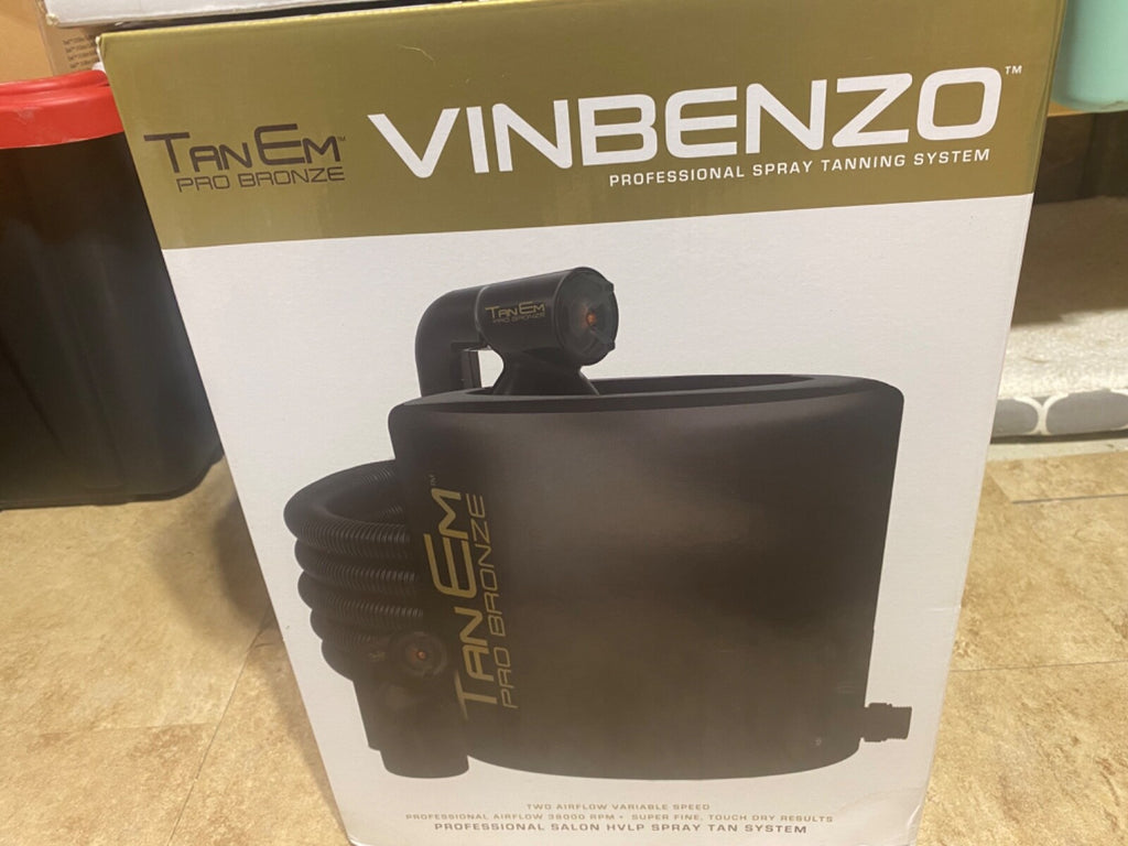 Professional Salon HVLP Tanning System with 2 Guns - Model Vinbenzo