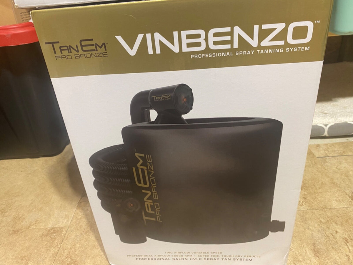 Professional Salon HVLP Tanning System with 2 Guns - Model Vinbenzo