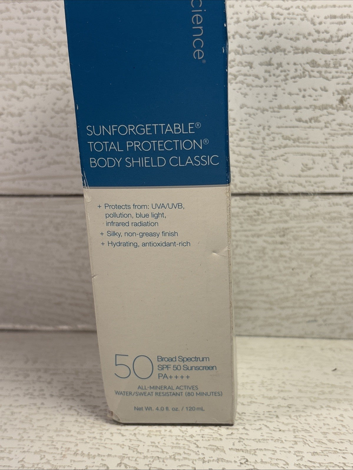 SPF 50 Body Sun Protection Shield - Total Block UV Sunblock Lotion