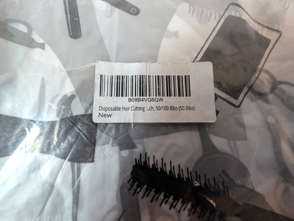 50PCS Disposable Hair Salon Capes and Gowns for Barbershops and Salons