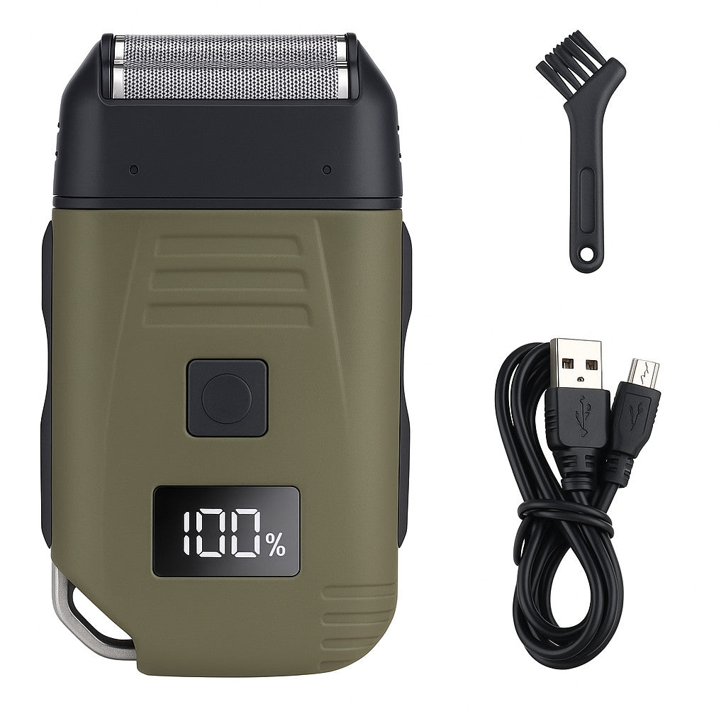 Men's USB Rechargeable Electric Shaver Trimmer Razor for Hair and Beard