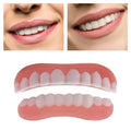 Upper and Lower Snap-On Dental Veneers Set - False Teeth Cover