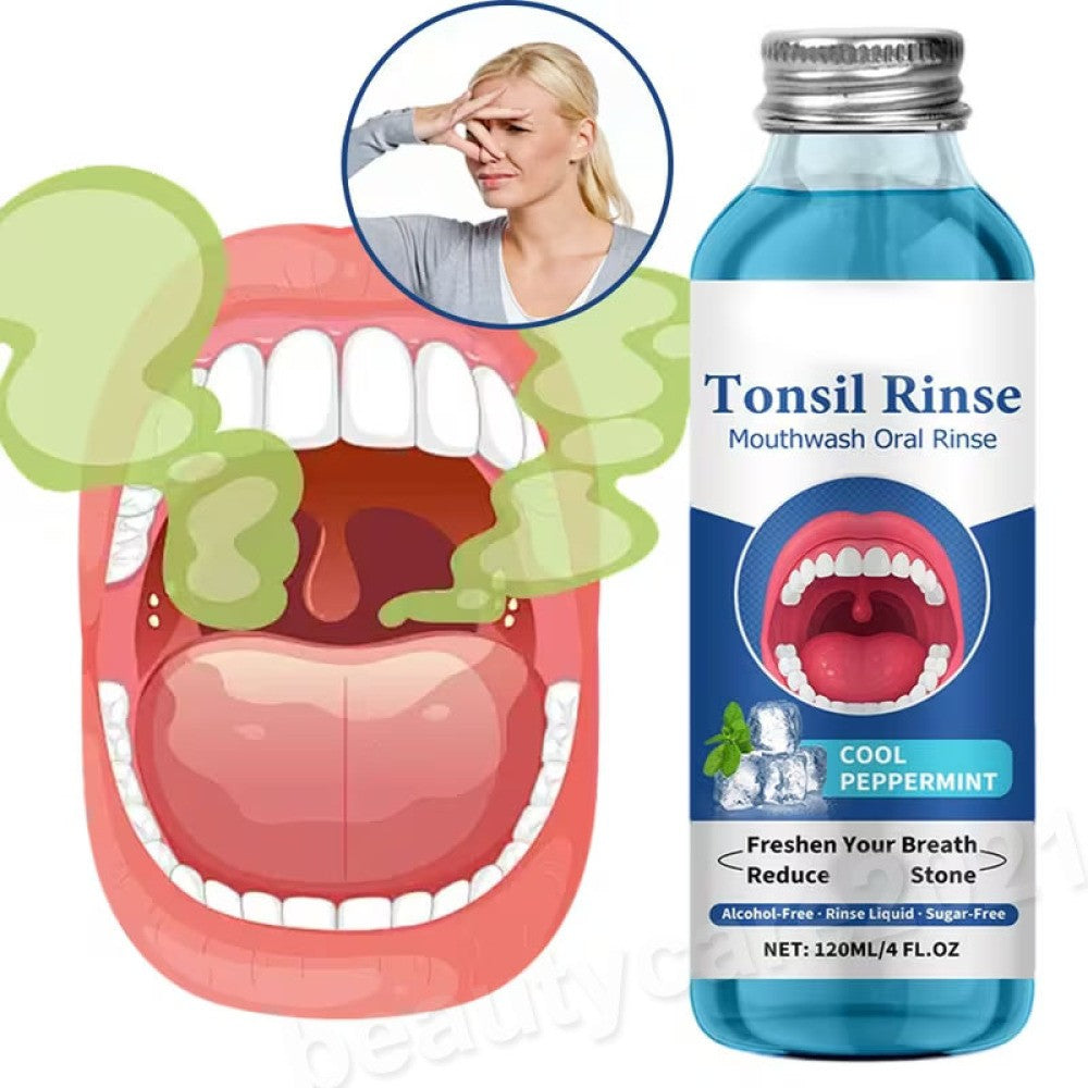 Natural Tonsil Stone Remover Mouthwash 2-Pack - Bad Breath & Oral Hygiene