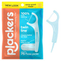 Dental Floss Picks Twin Line 75 Count - Double-Strip Oral Care