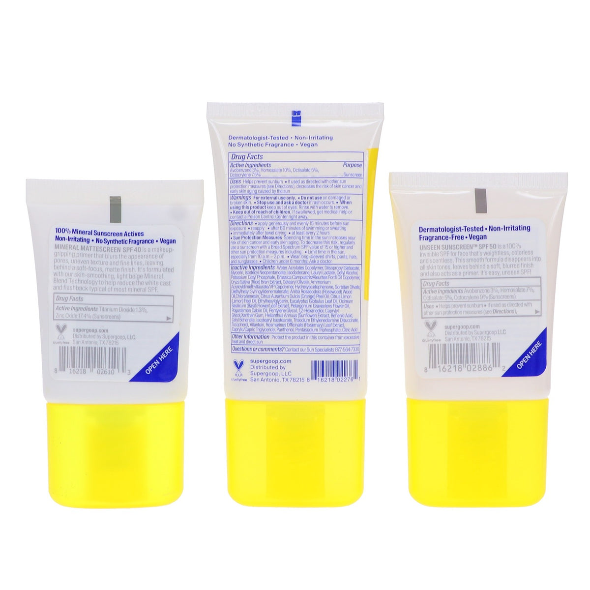 Supergoop! SPF Starter Kit - Best-Selling Sun Protection Collection