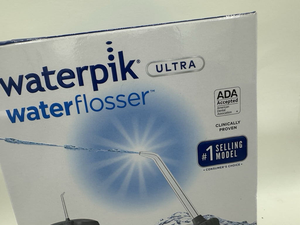 Waterpik Ultra Water Flosser with 10 Pressure Settings & 6 Tips - Light Gray