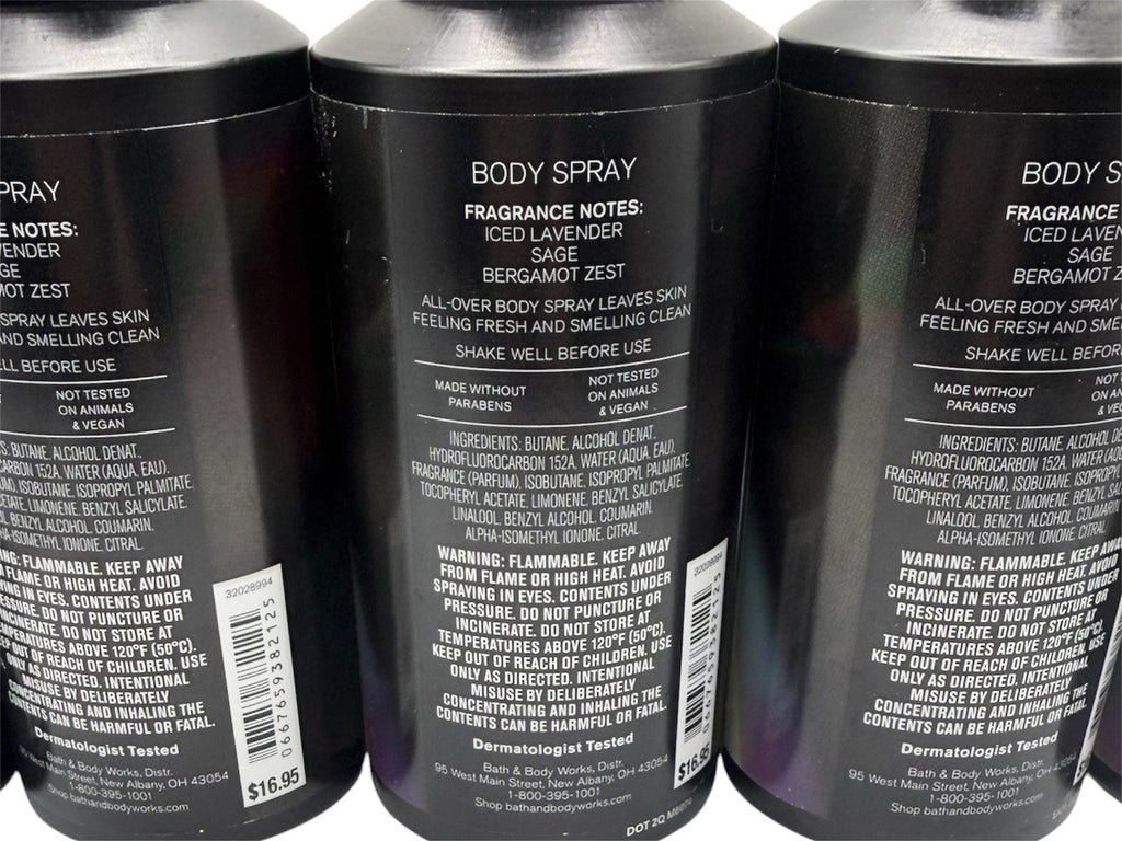 Bath & Body Works To The Moon Men’s Body Spray Set - 3.7 oz x 5