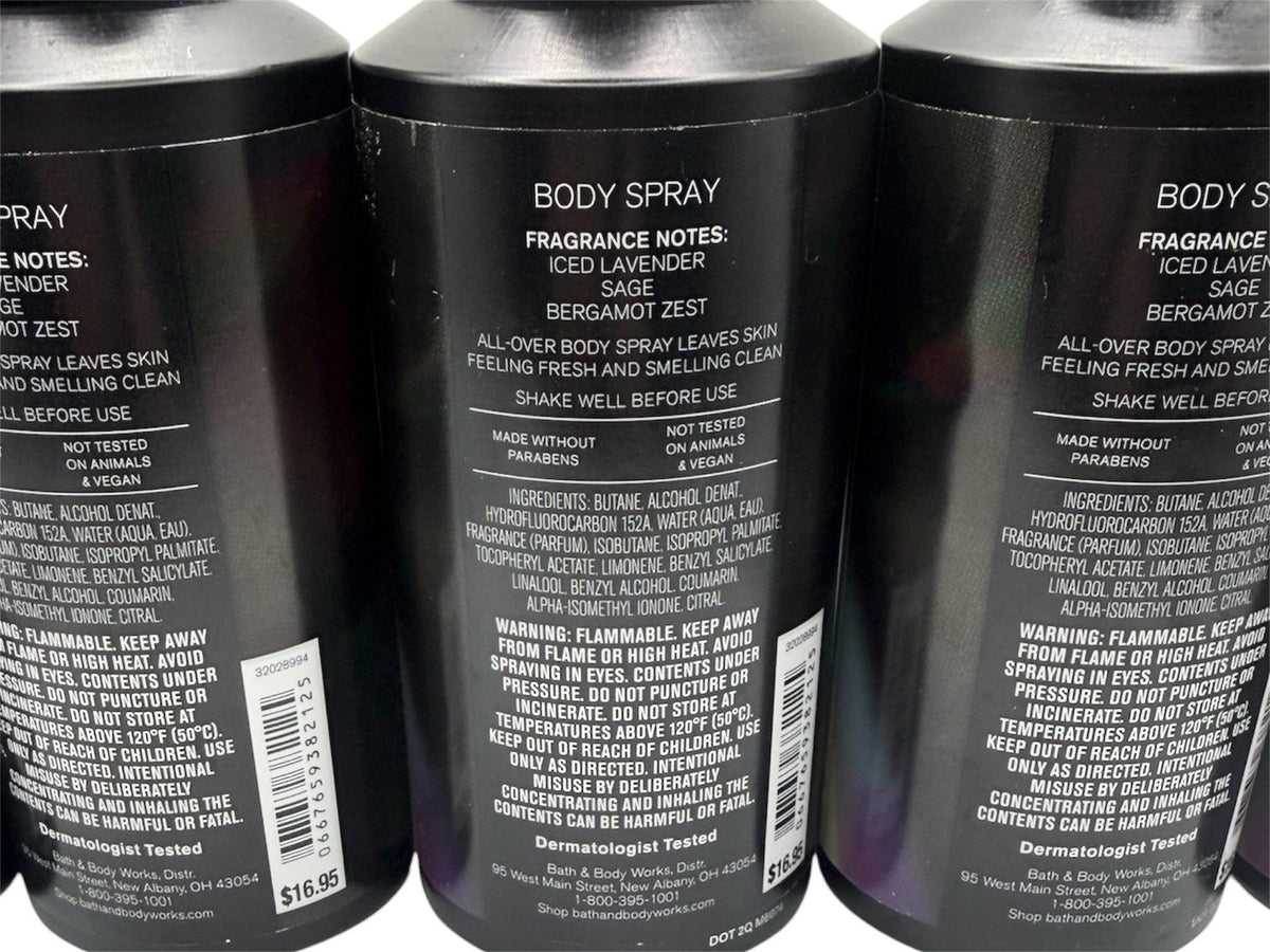 Bath & Body Works To The Moon Men’s Body Spray Set - 3.7 oz x 5