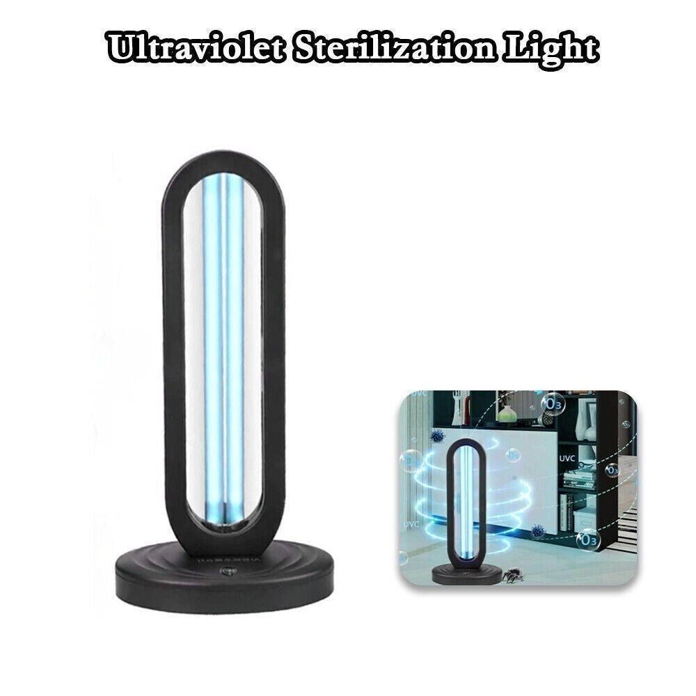 2-Pack Ultraviolet Disinfection Lamp for Household Sterilization, 38W UV Germicidal Light