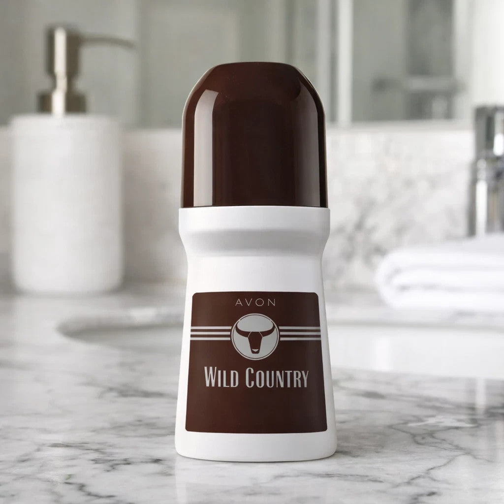 6-Pack Avon Wild Country Roll-On Deodorant 2.6 oz for Men & Women