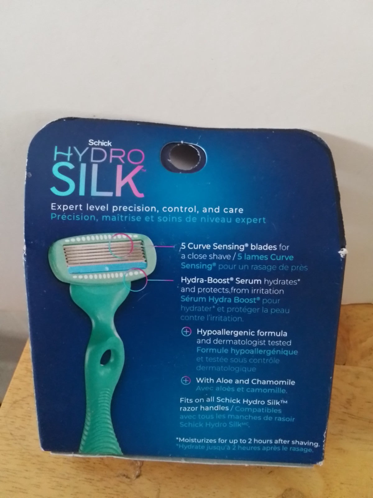 Schick Hydro Silk 5-Blade Sensitive Razor Refill Pack - 4 Count
