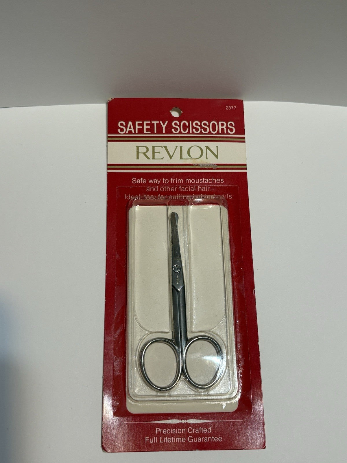 Revlon Safety Scissors for Moustache and Nail Trimming - Baby & Personal Care