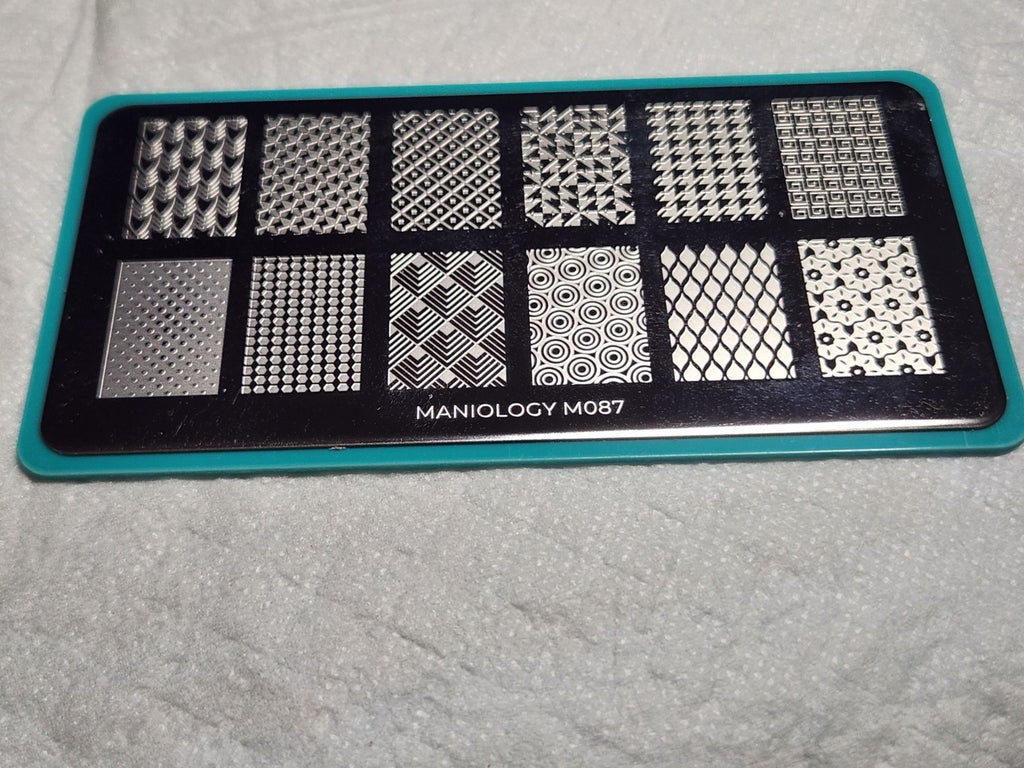 Maniology Nail Stamping Plate M087 Patterns for Nail Art