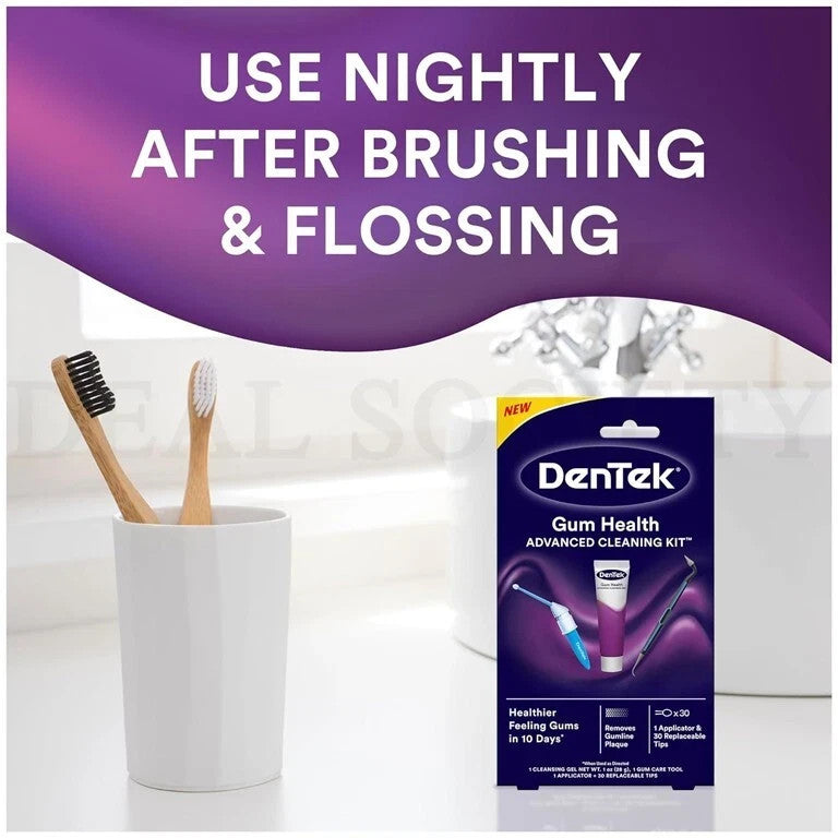 Gum Health Oral Care Kit with Cleansing Gel & Precision Tips - 2 Sets