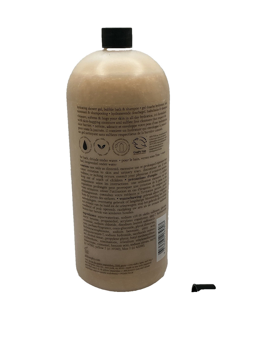 Philosophy Cinnamon Sugared Apples 3-in-1 Hydrating Shower Gel 64 oz No Pump