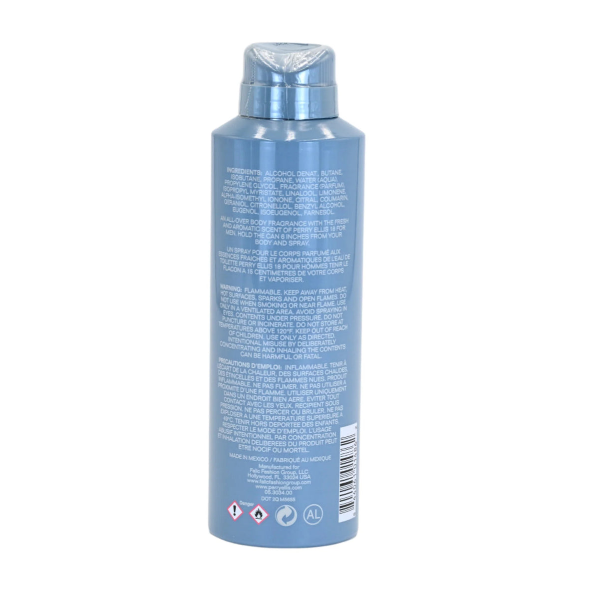 Men's Deodorizing Body Spray - Perry 18 by Perry Ellis 6oz