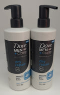 Dove Men+ Advanced Care Dry Repair Face & Body Cleanser with Shea Butter – Pack of 2