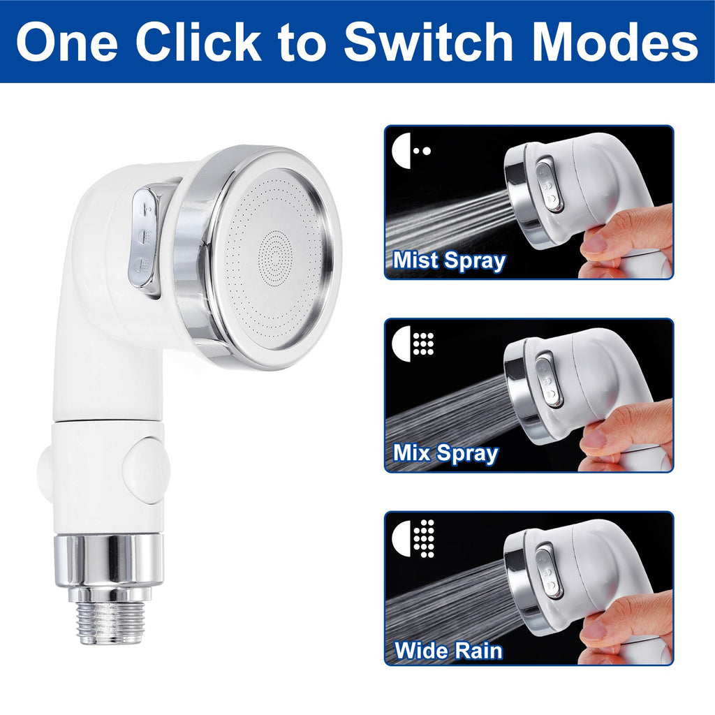 Salon Sink Faucet Sprayer Head for Shampoo Bowl - White