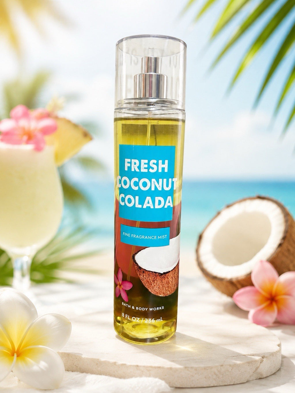 Body Mist - Fresh Coconut Colada Fragrance Spray 8oz