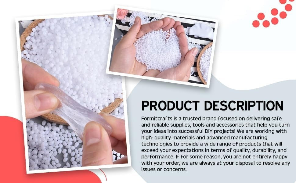 Thermoplastic Beads for DIY Tooth Repair - Invisible Dental Filling Kit