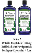 Relax & Relief Foaming Bubble Bath with Eucalyptus & Spearmint - 68 fl oz Pack of 2